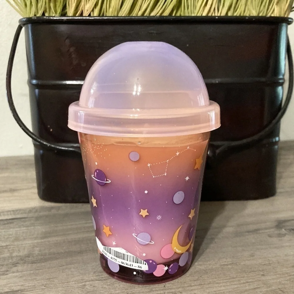 NEW  DW HOME MINI MANGO MOONLIGHT TEA GALAXY BOBA CANDLE